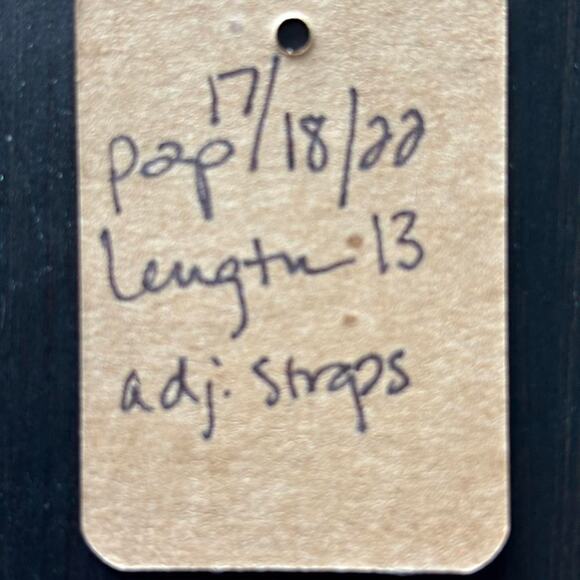 Rhinestone Fringe Corset Top – Black (Approx. Size M) - Picture 5 of 5